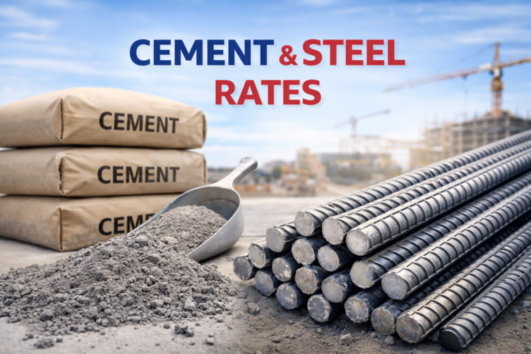 cement and steel rates in Andhra Pradesh 2026