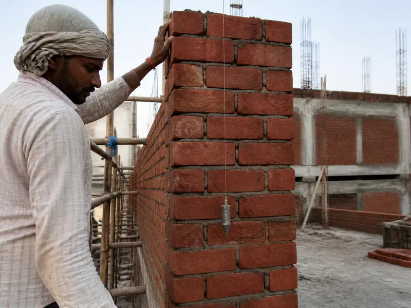 9 inch brick wall construction