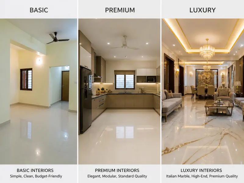 B-Class vs A-Class house construction quality India