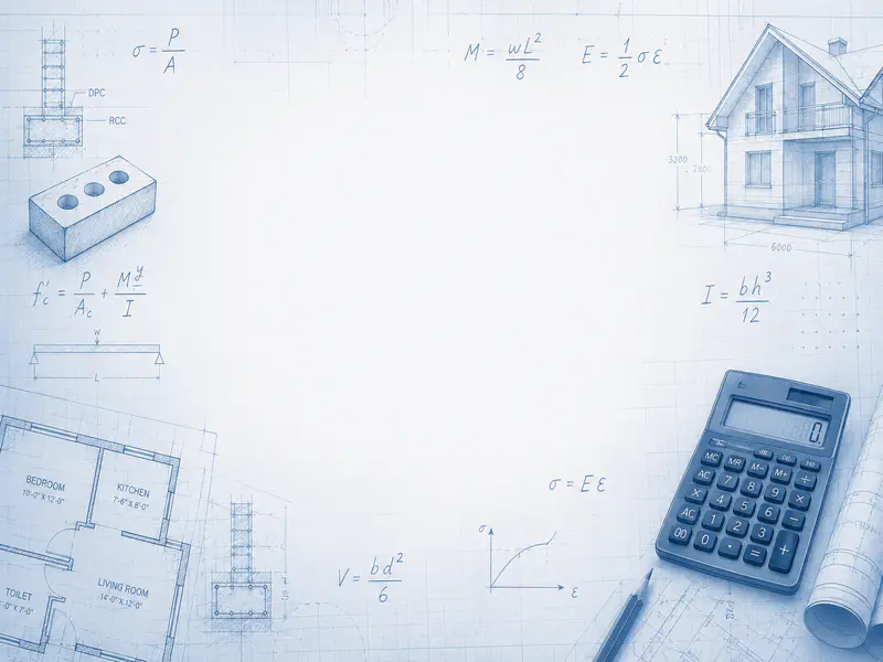 Brick calculation mathematical formulas for civil engineering