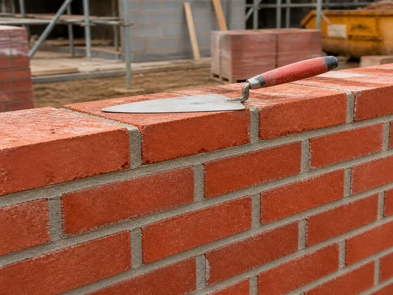 Brick masonry wall material estimation and calculation