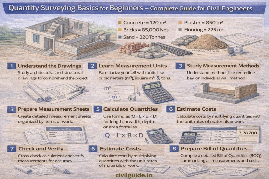 Quantity Surveying Basics for Beginners
