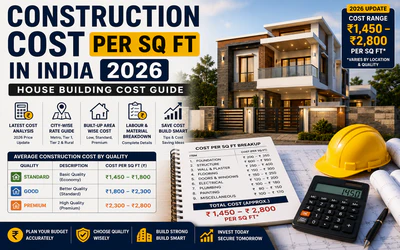 Construction Cost per Sq Ft in India