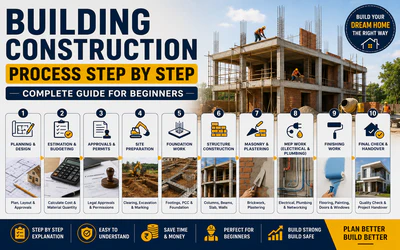 Building Construction Process Step by Step