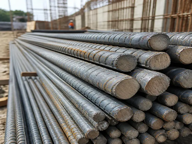 Reinforcement steel rebar weight calculation for concrete beams