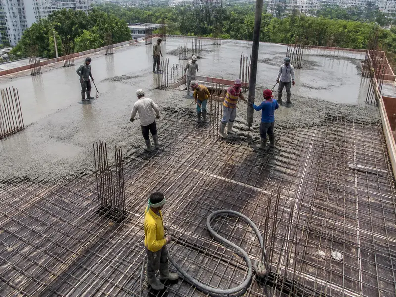  Roof slab concrete casting cement requirements