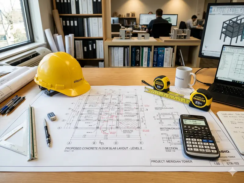 Steel Weight Calculation for Slab