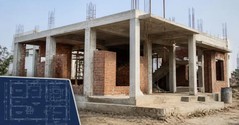 Total steel required for 1000 sq ft house construction site