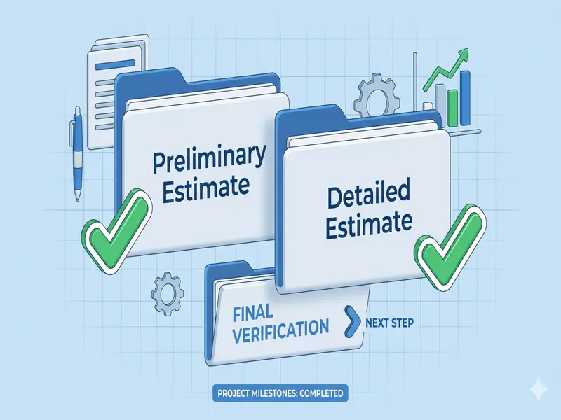 Types of estimation methods in civil engineering