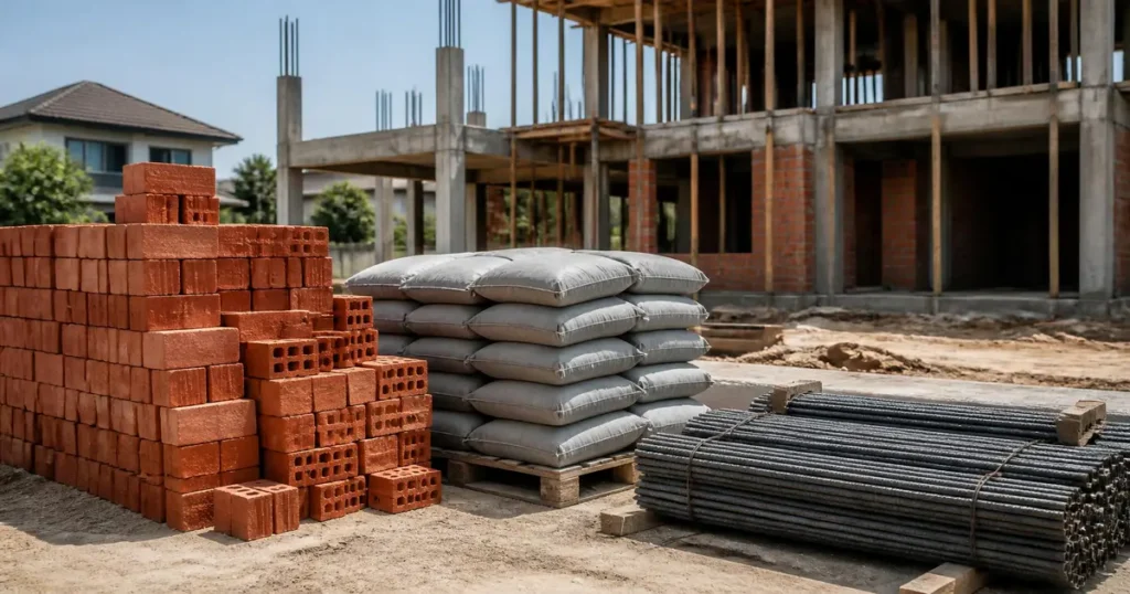 Ultimate building materials list for house construction project