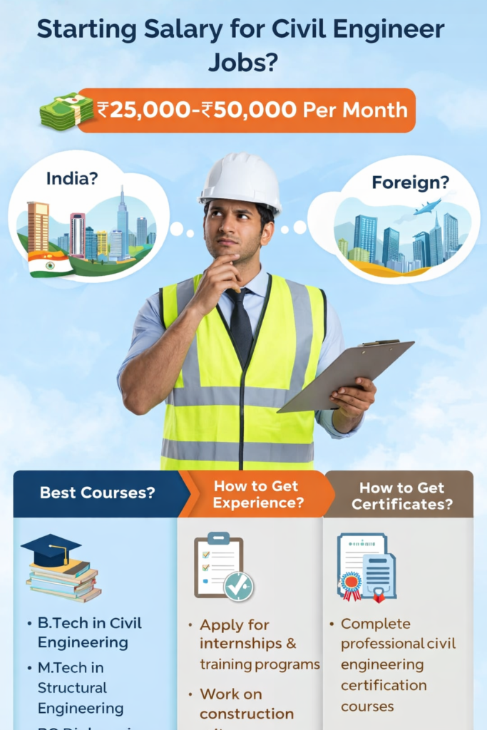 Civil Engineer Salary in India 2026