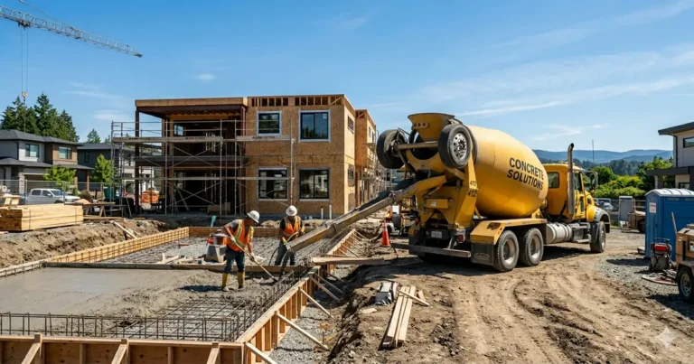 concrete mix ratio for house construction feature image