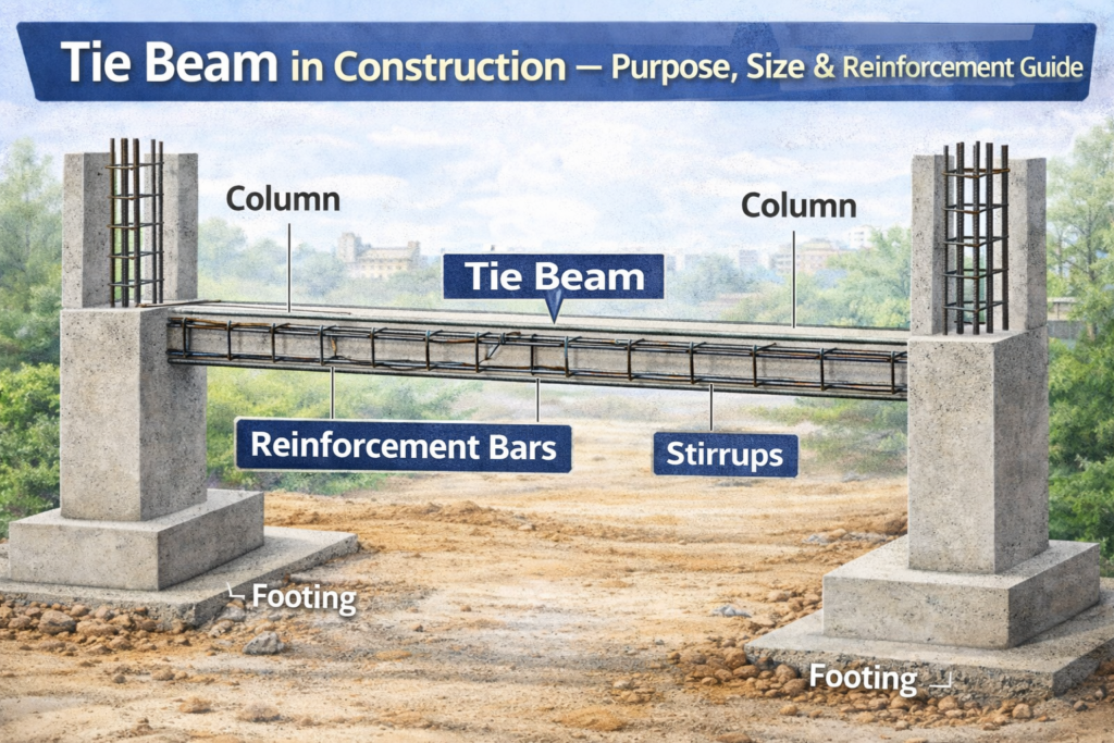 tie-beam-in-construction