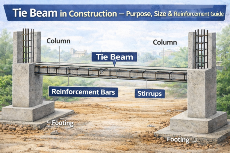 tie-beam-in-construction