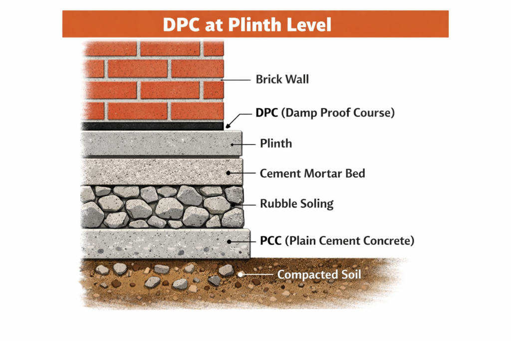 Damp Proof Course (DPC) in Construction