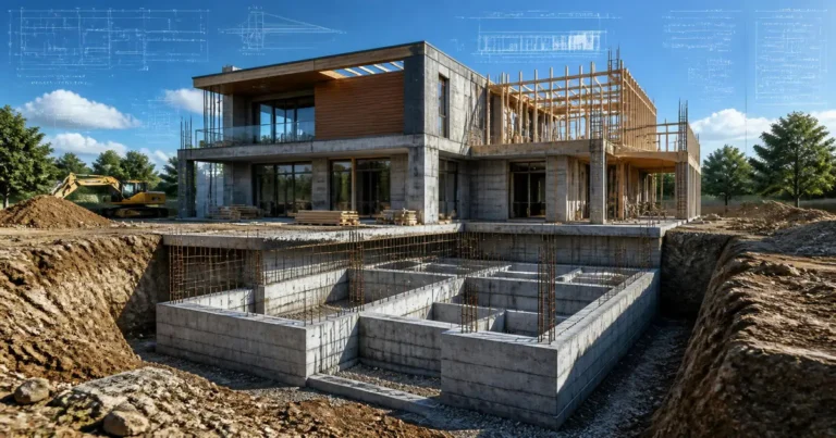 Minimum depth of foundation for residential building