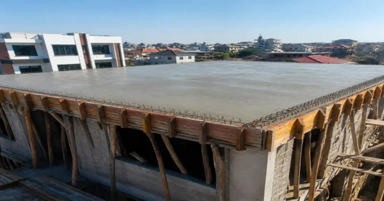 RCC Slab Thickness for Residential Building under construction