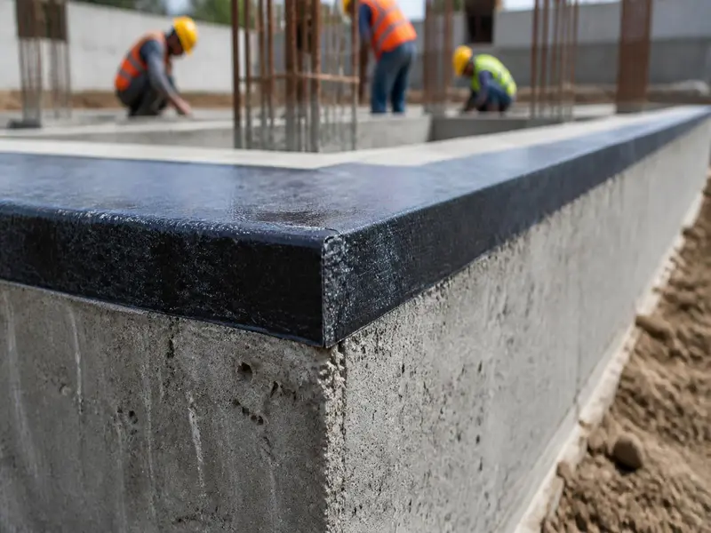 RCC plinth beam and damp proof course installation