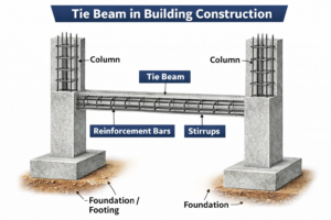Tie Beam in Construction – Purpose, Size and Reinforcement Guide