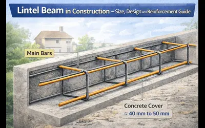 lintel-beam-in-construction