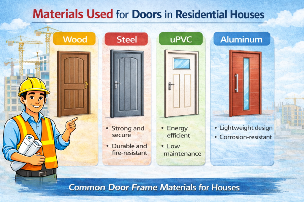Standard Door Size for House in India