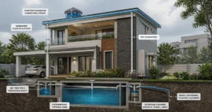 Rainwater Harvesting System for Residential Buildings