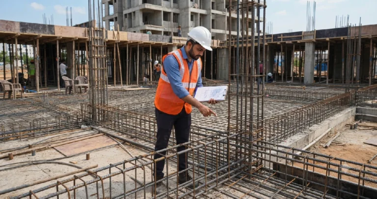 RCC work inspection checklist before concreting